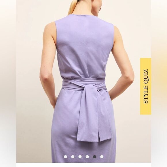 MM LaFleur Monte 1.0 Dress-Organic Jersey Pima Cotton Light Orchid - Picture 5 of 16